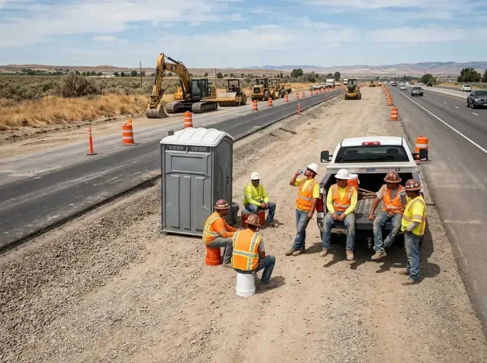 highway-road-construction-crew-007 — frequently asked questions, Porta Potty and Restroom Rentals in Hermann, MO